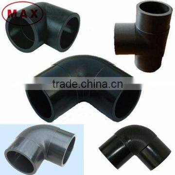 Supply HDPE material DN355mm HDPE bend 90 degree