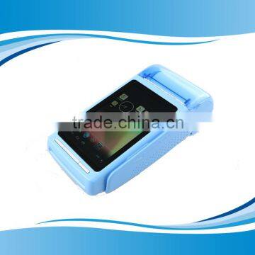 Factory price 4 inch touch Android pos terminal with thermal printer 1D/2D barcode scanner NFC reader GC068