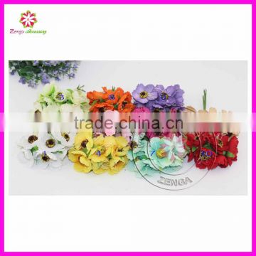 4cm head Multicolor artificial camellia flower Bouquet Scrapbooking wedding decoration Bridal Bouquet(72pcs)