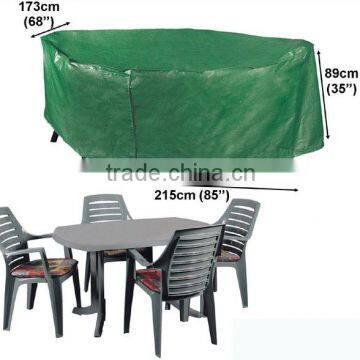 FC-204 waterproof round furniture set cover PE 130g/m2