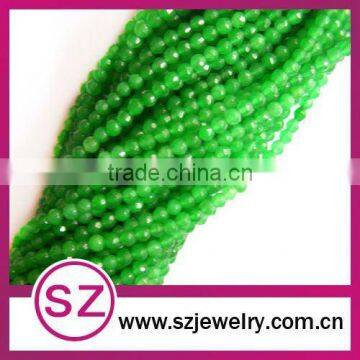 E49 semi-gemstone bead jade stone green natural