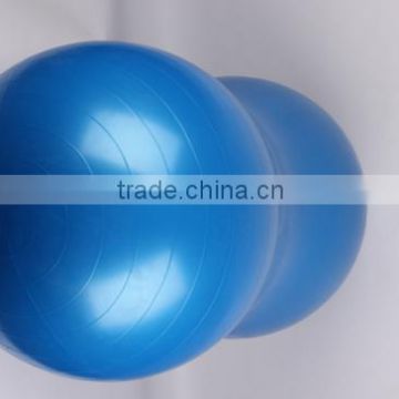 2016 pvc peanut ball capsule ball peanut yoga ball with pump