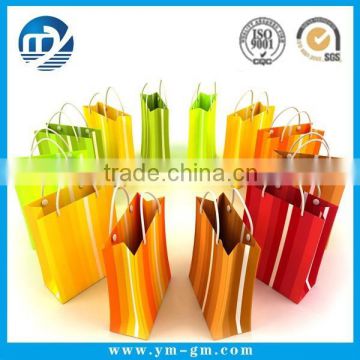 Promotional kraft paper shopping bag for t-shirt