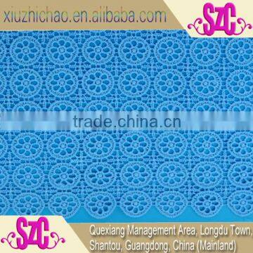 manufacture embroidery water soluble lace milk silk fabric