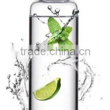 2015 Best Selling 500ml Stylish Portable Glass Water Bottle/High quality Environmental Borosilicate Glass Drinking Bottles