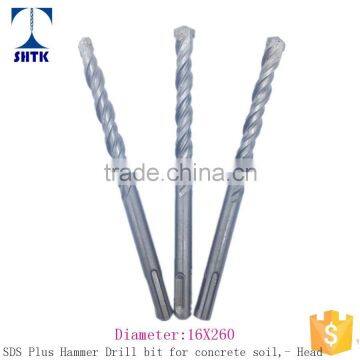 Manufacture for SDS Plus Drill Bit, Hammer drill bit, Dia 18X260mm, sds concrete drill bits