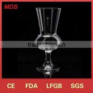 New wholesale wide mouth drinking glass 280ml fruit juice glass