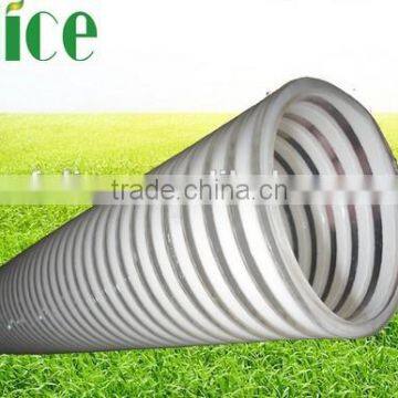 Clear Plastic PVC Corrugated Suction Helix Hose