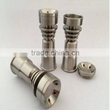 stock Adjustable Titanium Domeless Nail GR2 Titanium Nail 14/19mm free shipping