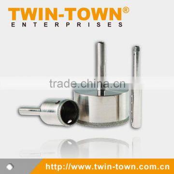 Round Shank Glass Drilling Electroplated Diamond Core Drill Bit