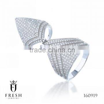 Fashion 925 Sterling Silver Ring - 160919 , Wholesale Silver Jewellery, Silver Jewellery Manufacturer, CZ Cubic Zircon AAA