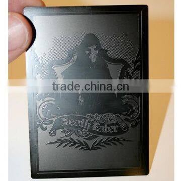 China Manufacturer High Quality Durable Nice Brushed Blank Cheap Metal Business Cards photo-2