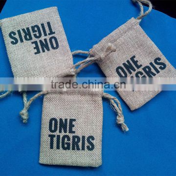 Fancy eco friendly&recyclable jute pouch sack for gift packing,jute bag for candy