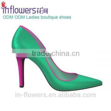 Custom design genuine leather girls dress shoes