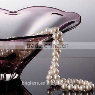 Promotion High-quality Purple Crystal Glass Plate photo-3