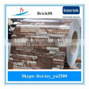 New brick design prepainted galvanized & galvalume steel sheet in coil supply in Vietnam, Egypt, Philippines