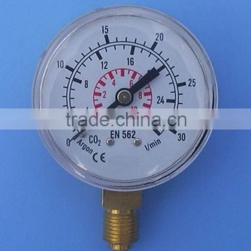 63mm argon gas pressure gauge with argon use