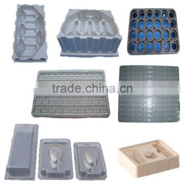 custom black plastic blister packaging plant tray