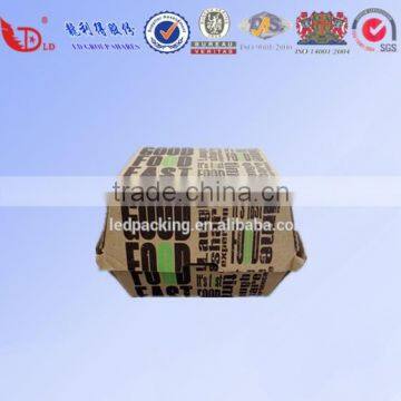 Hot sale creative paper food packaging fast food paper box design