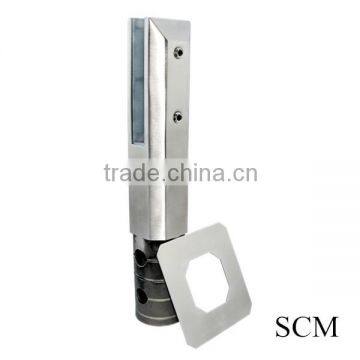 frameless glass pool fencing stainless steel core drill spigot