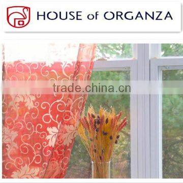 Flocking Organza Fabric for Curtains