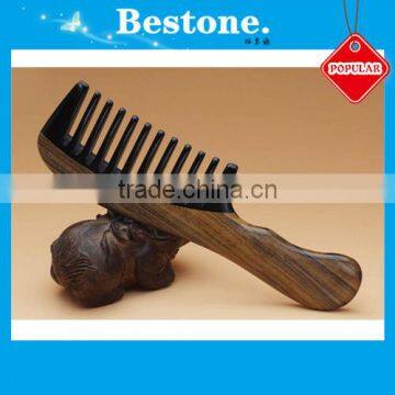 Chinese Style Sandalwood Cow Horn Comb