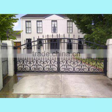 Wrought iron gate design