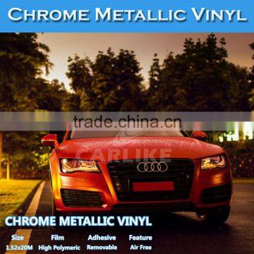 CARLIKE 1.52x20M 5x65FT Wholesale Decoration Matt Chrome Car Wrapping Vinyl Roll photo-4