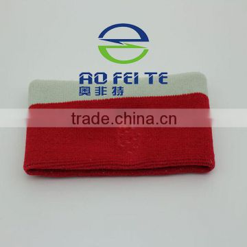 Aofeite sports elastic terry cloth cotton sweat headband