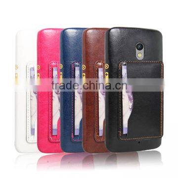 Wholesale New Premium wallet card slot case for Moto X Play