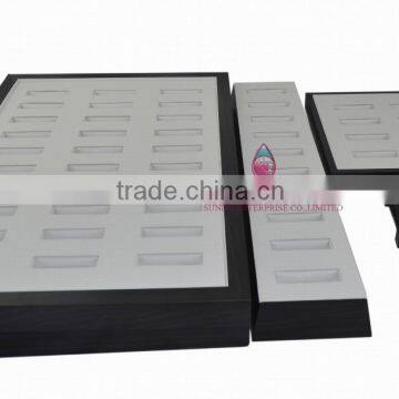 Great supplier wooden jewelry tray custom in black