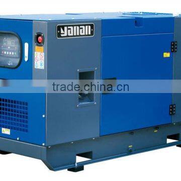 Yanan!65db silent type water-cooled diesel generating sets powered by kubota engine For 28 kva