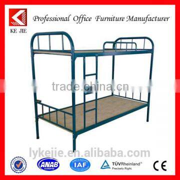 chinese bedroom furniture bunk bed metal high leg metal bed popular modern military metal bed