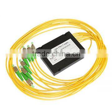 1x8 sc/apc fiber optic plc splitter