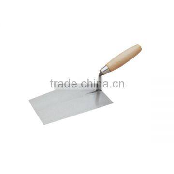 Carbon Steel Blade and Wooden Handle Bricklaying Trowel, Tiling Hand Tools