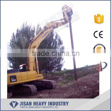 hydraulic vibrating pile hammer for 20 to 30 excavator such as CAT320.