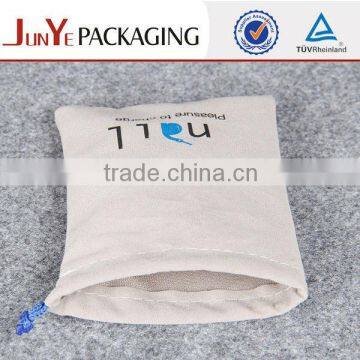 White Pretty Small Drawstring Bags for Jewelry photo-3
