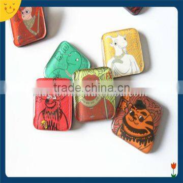 animal printing small epoxy magnet