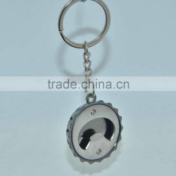 Modern Design Bottle Cap Shape Keychain Bottle Opener photo-5