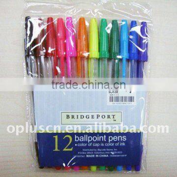 12PCS COLOR BALL PENS