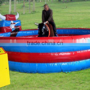 Exciting Party Sports Game Inflatable Mechanical Bull for Adults