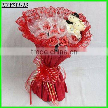 hot sale red bouquet of plush toys