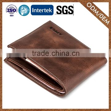 Best Choice! Soft Leather Original Design Mens Genuine Leather Purse