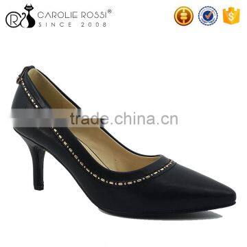 women winter shoes metal chain low heels calzado women