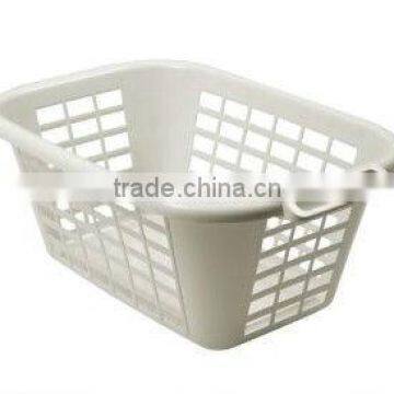 plastic rectangular laundry basket