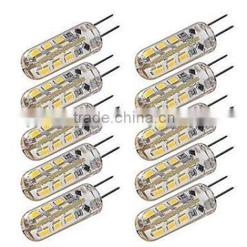 Dimmable G4 1.5W 24x3014SMD 120LM 3000K/6000K Warm White/Cool White Light LED Corn Bulb(DC12V)