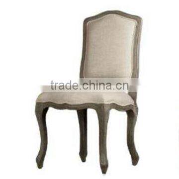 country style antique wood chair for dining room