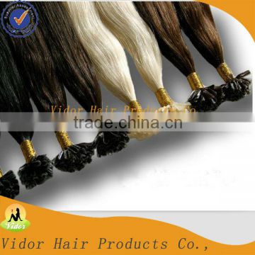 Quality U Tip Hair/U Tip Hair Extensions/Remy U Tip Keratin Human Hair Extension