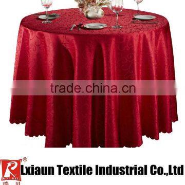 100% polyester faric table cloth for hotel