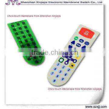 hot embossed button ,PCB top cover graphic panel ,incom parable tactile keys